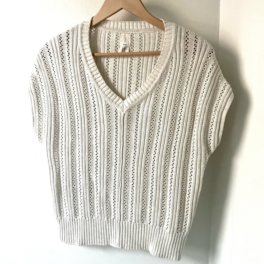 Joie Dolman V-Neck Knit Top / Sweater